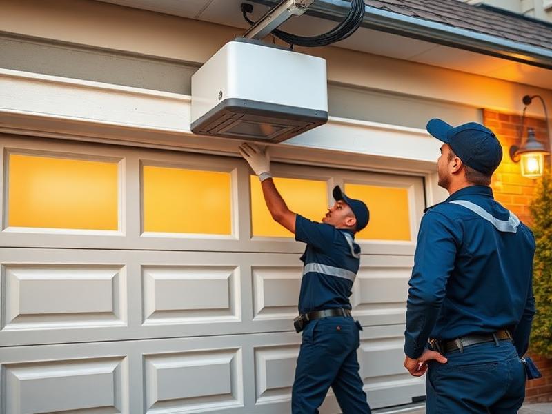 Garage Door Peninsula professional installation team at work